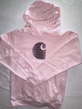 Carhartt Pink Graphic Relaxed Fit Rain Defender Hoodie Youth M