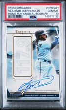 2023 Luminaries Home Run Kings Auto Vladimir Guerrero JR. 12/15 PSA 10 POP 1