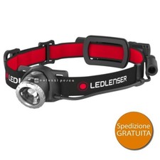 LED LENSER RICARICABILE MH8R PESCA 600 LUMEN LAMPADA FRONTALE HEAD LAMP OUTDOOR