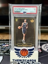 Victor Wembanyama 2023 Panini Court Kings #12 Blank Slate RC SSP PSA 7