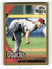 2010 Topps #215 Max Scherzer Gold #/2010