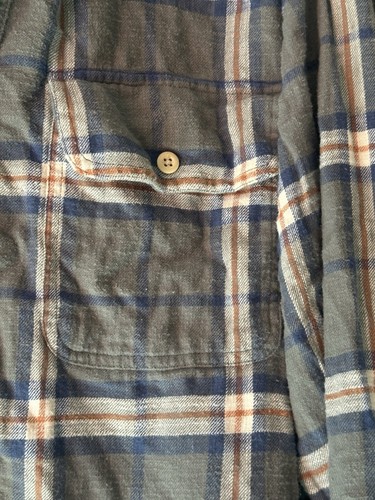Camicia American Eagle in flanella con cappuccio e bottoni - cappuccio staccabile - donna taglia XXL - Foto 5 di 8