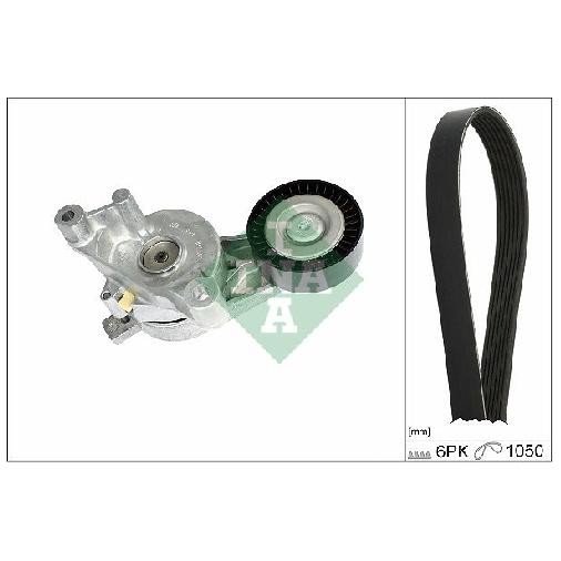 Keilrippenriemensatz FüR Seat Leon 1P 2.0 05 Bis 12 INA AZV Cfhc-image