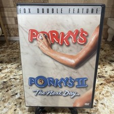 PORKY'S & II THE NEXT DAY (1981) (1983) FOX DOUBLE FEATURE DVD W/INSERT FREE S/H
