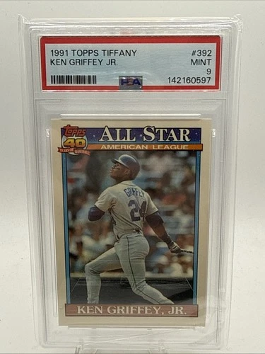 1991 Topps Tiffany Ken Griffey Jr. PSA 9 Mint