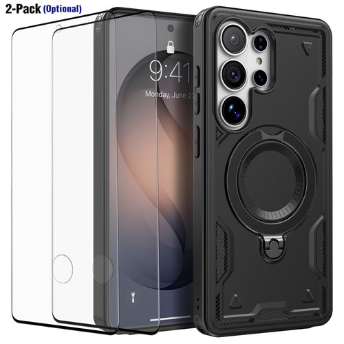 For Samsung Galaxy S26/Plus/Ultra Case Magnetic Heavy Duty Cover /Tempered Glass - $12.99