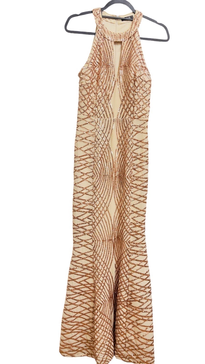 Quiz Sequin Gold Dresses for Women for sale | eBay UK