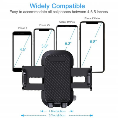360° Universal Car Phone Mount Holder Dashboard Windshield GPS Cell Phone Stand