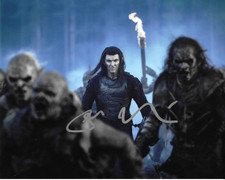 * SAM HAZELDINE * signed 8x10 photo * THE RINGS OF POWER * COA *