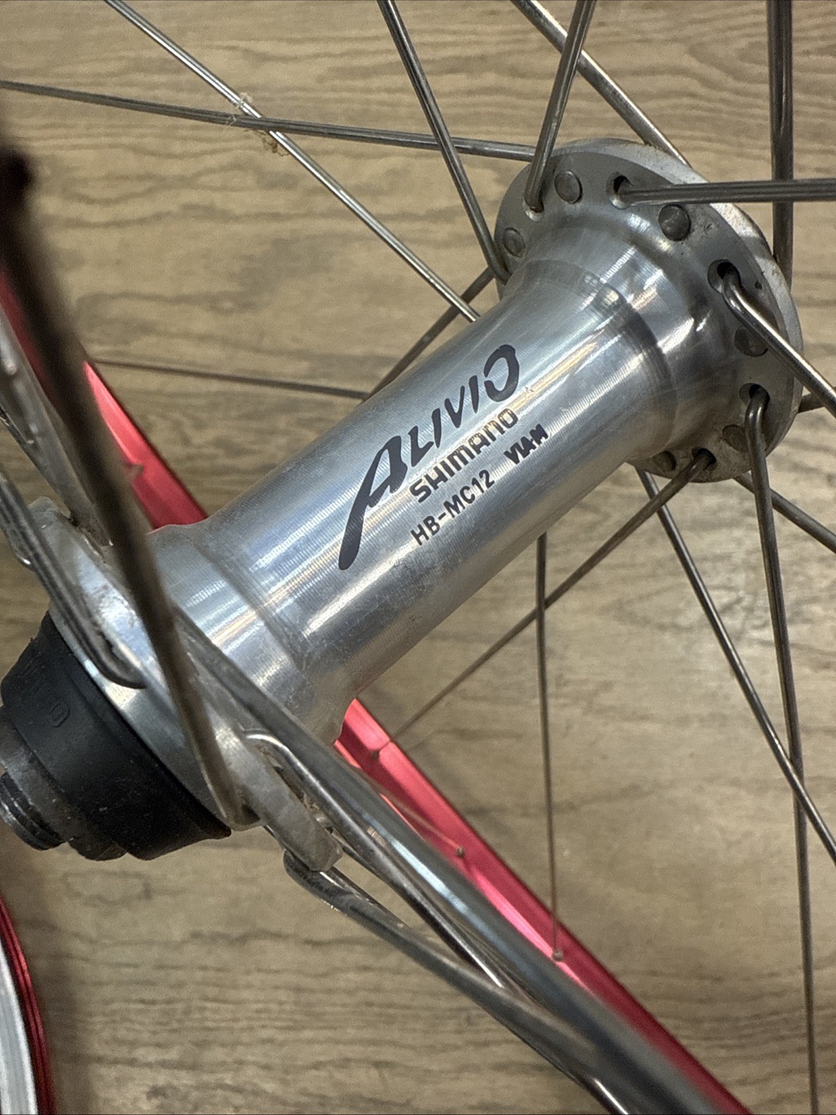 Weinmann BCX 3 Anodized Red Shimano Alivio FH-MC12 26" 32h 135/100mm Wheelset