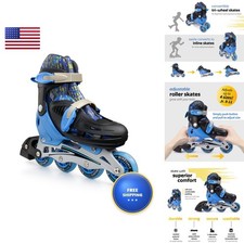 New-Bounce Adjustable Inline Skates Boys And Girls - Kids, Teens, And Young