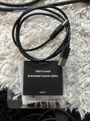 Roofull Optical And Coaxial Digital Audio Adapter With Cables