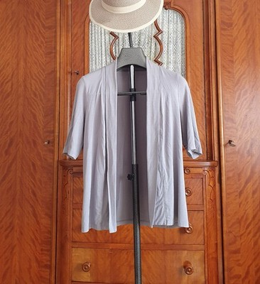 schöne leichte Damen - Strickjacke von Bonita + transparentes Shirt Gr. 40