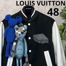 Goku Louis Vuitton Puppet Baseball Jacket 48