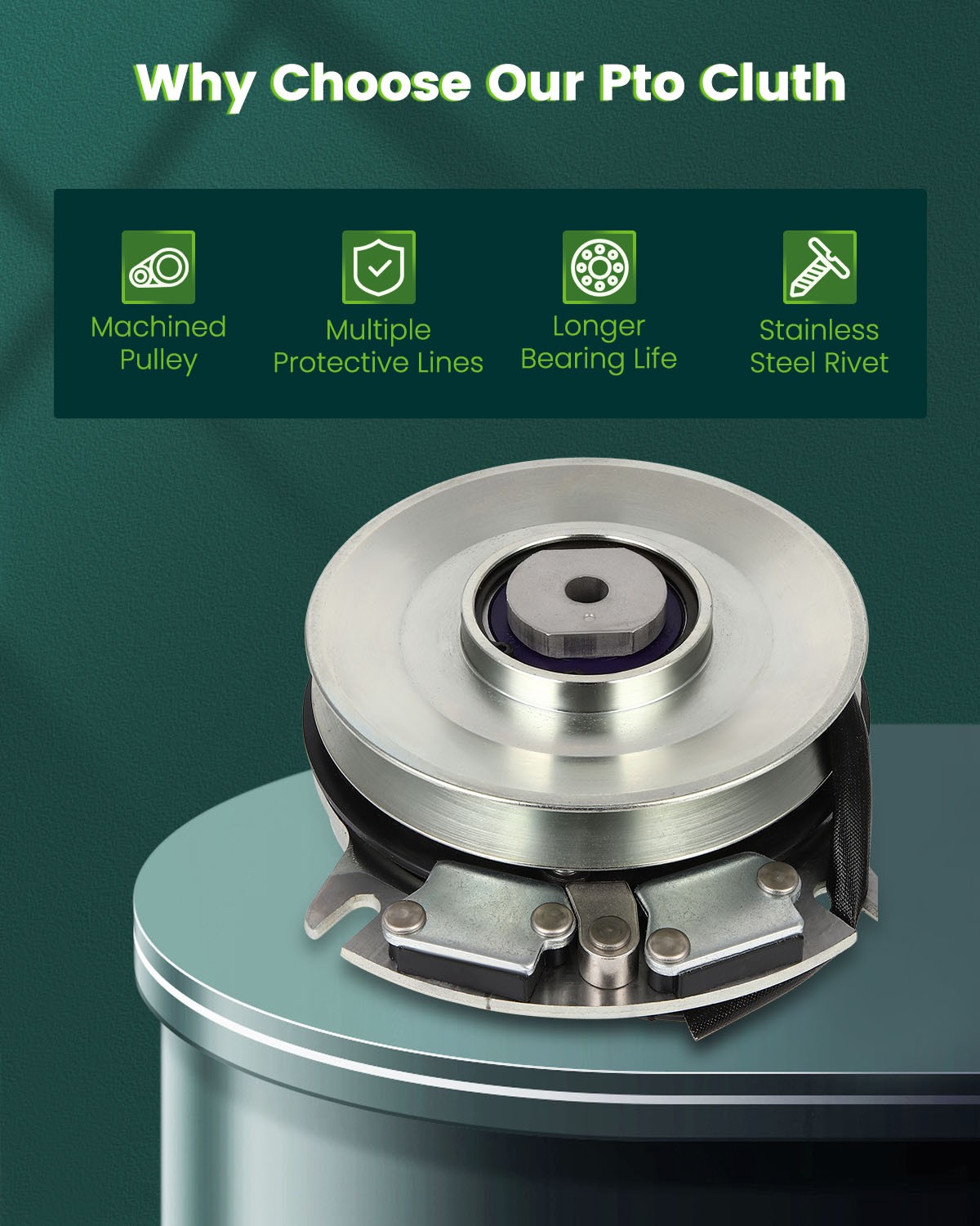 Elteric PTO Clutch For WARNER HUSTLER 5218-222 Lawn Mower~Wholesale