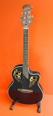 GITARRE Westerngitarre JOHNSON „CLARITY“ Shallow Bowl Lyrachord 6-saitig mitTA - Bild 1 von 4