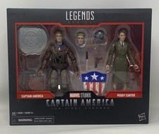 2018 Marvel Legends MCU The First Avenger 6  Captain America & Peggy Carter 2 Pk