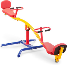 Spinning Teeter Totter - Impact Absorbing Kids Playground Equipment - 360 Degree