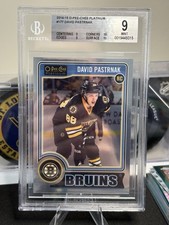 2014-15 O-Pee-Chee Platinum David Pastrnak Rookie Card #177 RC. rookie card picture
