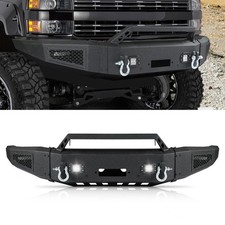 Front Bumper Fit For Chevy Silverado 25003500 2015-2019 With Winch Plate Led Front Bumper Fit For Chevy Silverado 25003500 2015-2019 With Winch Plate Led