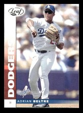 2002 Leaf #120 Adrian Beltre Press Proofs Red Los Angeles Dodgers