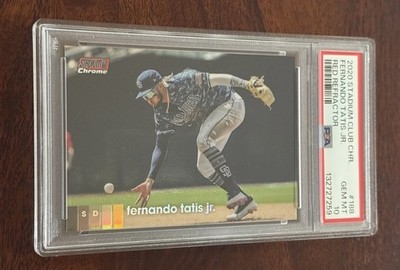 2020 TOPPS STADIUM CLUB CHROME FERNANDO TATIS JR. RED REFRACTOR #/5 PSA 10