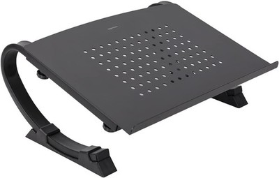 Amazon Basics - Adjustable Monitor Stand, Laptop Riser for Desk, Holds Laptops