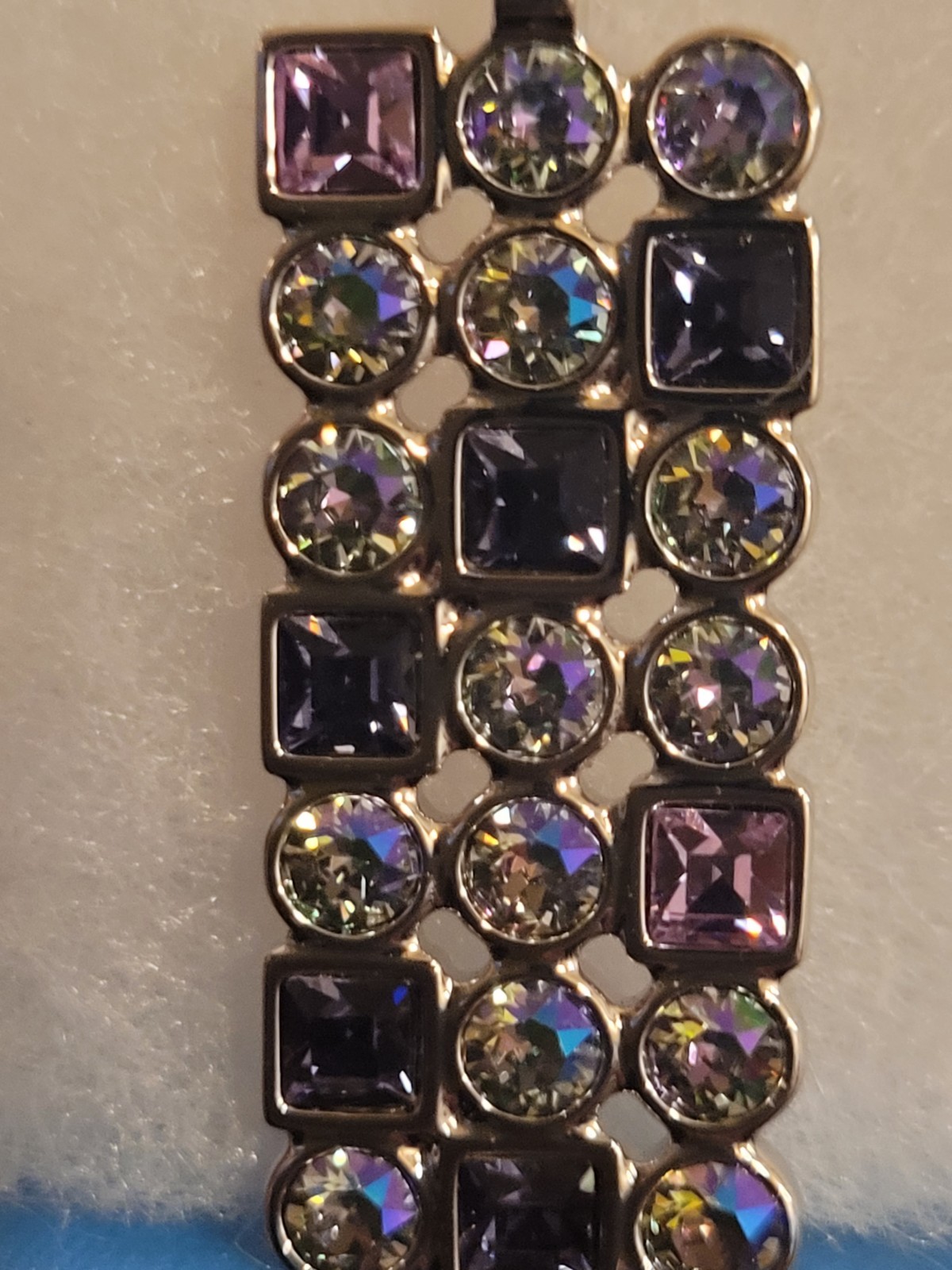 Touchstone Crystal MORSE CODE Pendant/Necklace Pu… - image 4