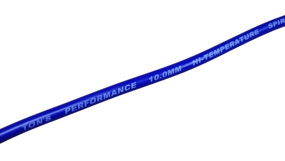Cables de bujía Ton's Performance 10 mm azul para motocicletas Victory 2008+ Foto 3 de 4