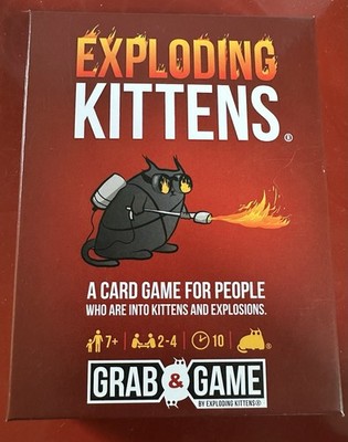 Exploding Kittens Grab & Game Edition Card Game, 2-4 Players, Strategy, 7+