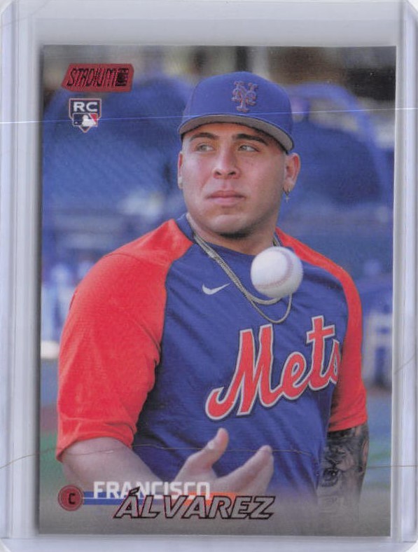 2023 Stadium Club Francisco Alvarez Red Foil #207 Rookie