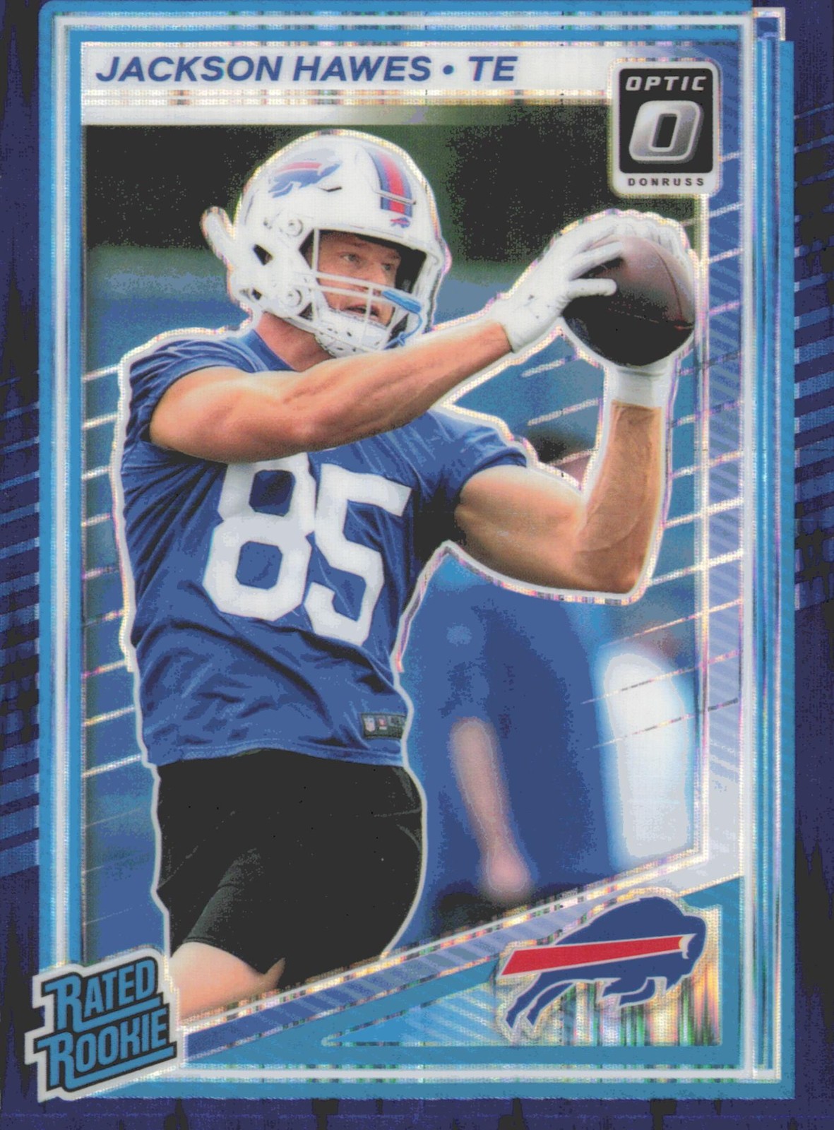 2025 Donruss Optic #224 Jackson Hawes Purple Shock
