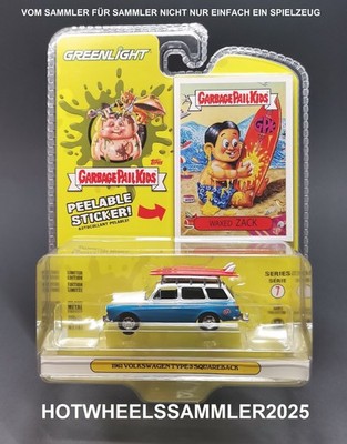 GREENLIGHT GARBAGE PAIL KIDS ''1961 VOLKSWGEN TYPE 3 SQUAREBACK'' OVP NEU ANSEHEN!