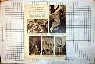 Alter sowjetischer Filmstar Lubow Orlowa dekorierte Schauspielerin Ballettsängerin 1941 20.