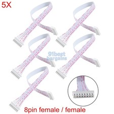 5pcs JST XH2.54 XH 2.54mm Wire Cable Connector 8 Pin Pitch Female / Female 30cm