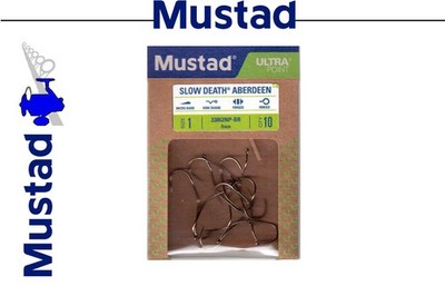Mustad Slow Death  Aberdeen Hook - Inh. 10St