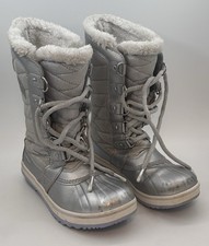 Sorel Disney Frozen Silver Lavender Snow Boots, Sz 4