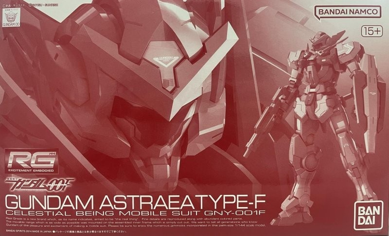 ロボット RG GUNDAM ASTRAEA TYPE-F Bandai RG 1/144 Gundam Astraea Type-F Mobile Suit Gundam 00F