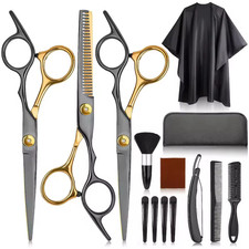 Professional Stainless Steel Hair Cutting Scissors Set Hairdressing Kit