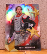 TOPPS BASEBALL CARD CHASE STARS OF THE MLB CHROME ADLEY RUTSCHMAN BALT. ORIOLES