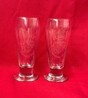USMC Marine Corps Birthday Ball Beer Ale Sling Beverage Glass Etched Emblem Set — photo 4
