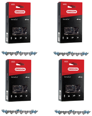 Oregon 4-Pack Micro-Chisel Chains Fits .404 Pitch .063 Gauge 172 DL, 27AX172G(4)