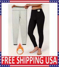 Women Winter Warm Sherpa Fleece Lined Leggings Thick Cashmere Thermal Pants US