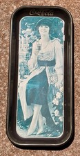VINTAGE 70's Reproduction Coca-Cola Flapper Girl Serving Tray Collectible