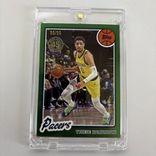 2025-26 Topps Basketball TYRESE HALIBURTON 45th green Foil Indiana PACERS /99