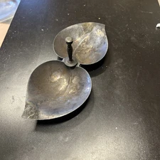 Vintage 1883 F.B.Rogers Silver Co. Triple Leaf Nut/Candy Dish ~ Silver Plate