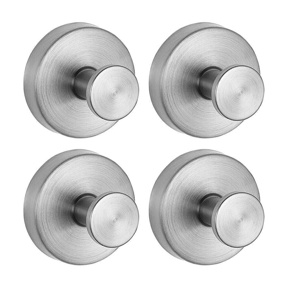 Upgraded Suction Cup Hooks Stainless Steel Waterproof No-Drill Hooks for Shower - Image 2 of 4