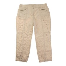 Chico's 2 Beige Capri Pants Womens 12