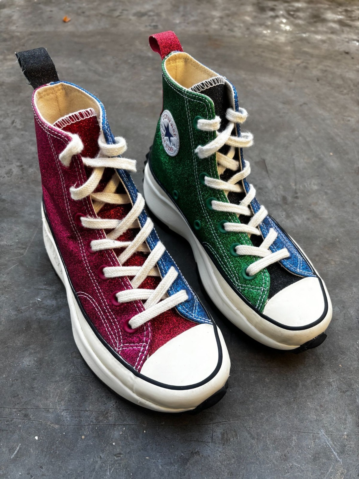 JW Anderson x Converse Glitter "Run Star Hike" Platform - EU 36 - Rare Collab image 2
