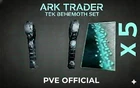 ARK Ascended X5 Tek Behemoth Set  Official PVE  Cheapest Price Pc/Xbox/Ps5